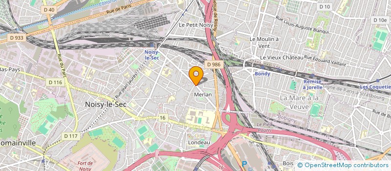 localisation de l'entreprise SCI MONG SLF à NOISY-LE-SEC