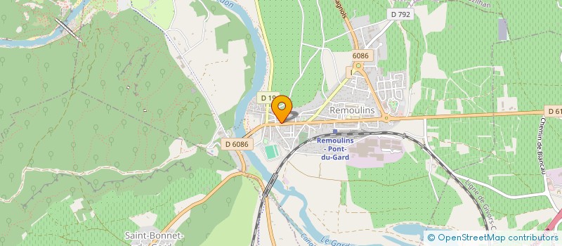 localisation de l'entreprise SCI MONGAN  REMOULINS