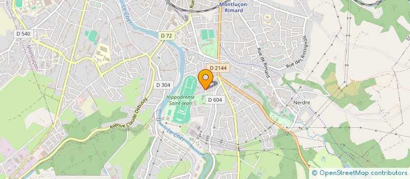 localisation de l'entreprise SCI MONGARNY à MONTLUCON