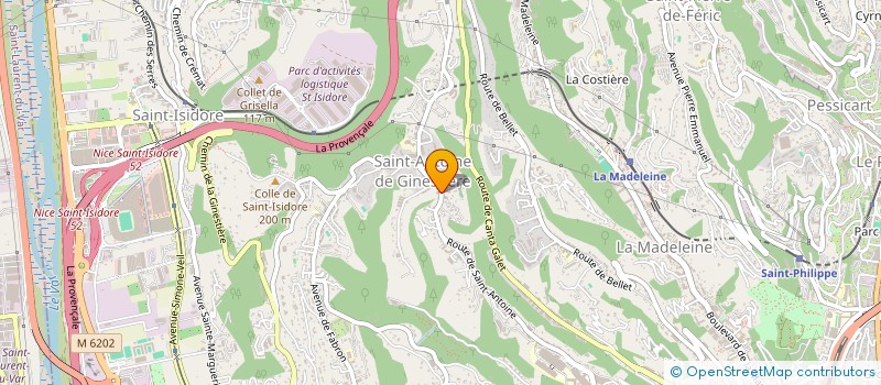 localisation de l'entreprise SCI MONGE à NICE