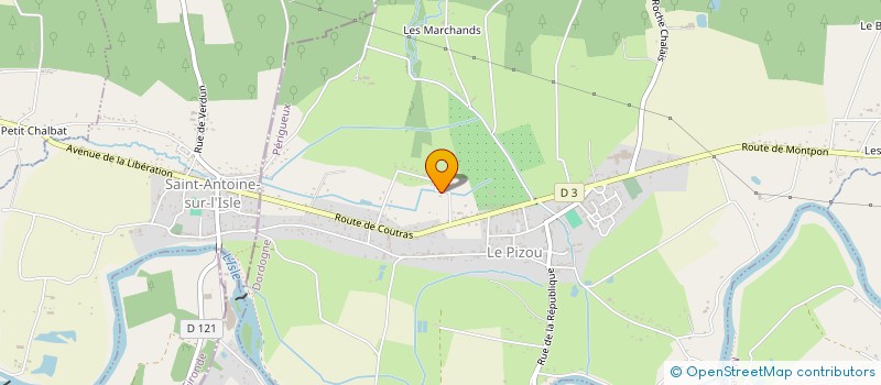 localisation de l'entreprise SCI MONGE  LE PIZOU