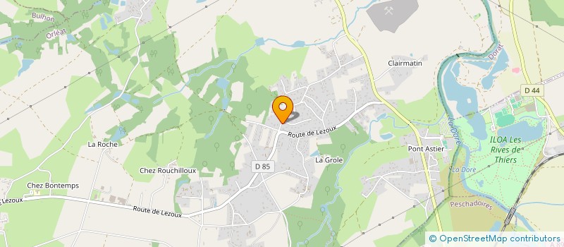 localisation de l'entreprise SCI MONGEL  ORLEAT