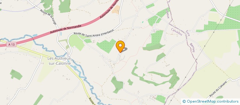 localisation de l'entreprise SCI MONGENT  SAINT-ANDRE-D HEBERTOT