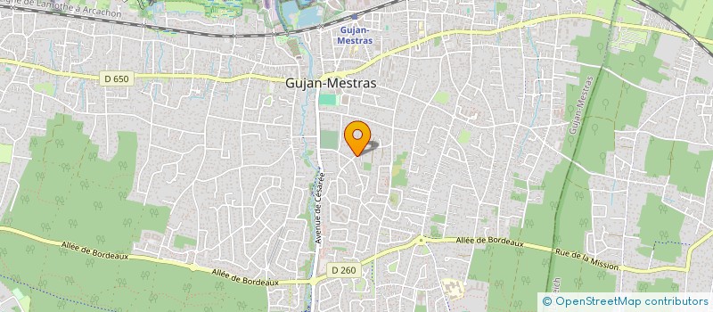 localisation de l'entreprise SCI MONGILARD à GUJAN-MESTRAS