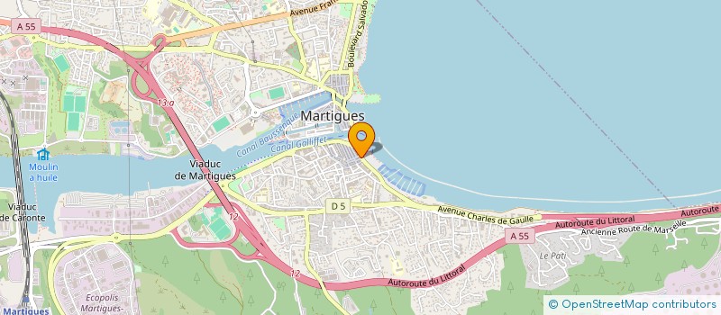 localisation de l'entreprise SCI MONGIN  MARTIGUES