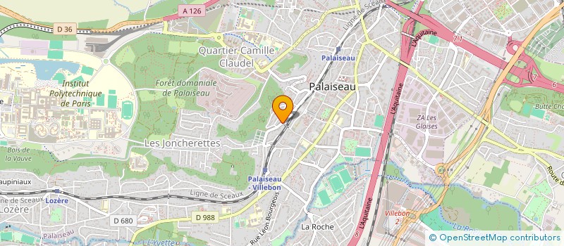 localisation de l'entreprise SCI MONGUIDELF à PALAISEAU