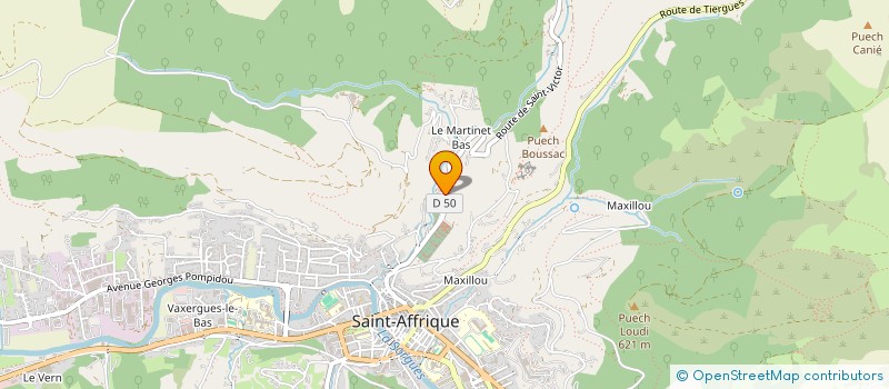 localisation de l'entreprise SCI MONHARGUES  SAINT-AFFRIQUE