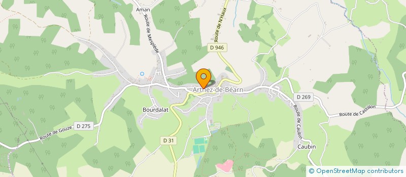 localisation de l'entreprise SCI MONIAI  ARTHEZ-DE-BEARN