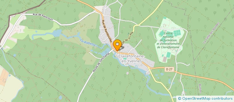 localisation de l'entreprise SCI MONIBER  CLAIREFONTAINE-EN-YVELINES