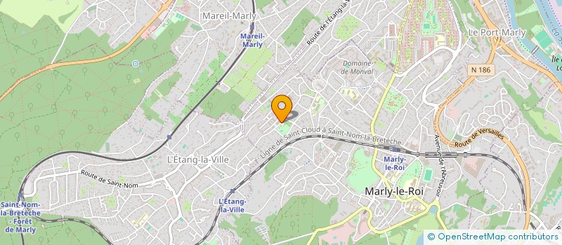 localisation de l'entreprise SCI MONICA  MARLY-LE-ROI