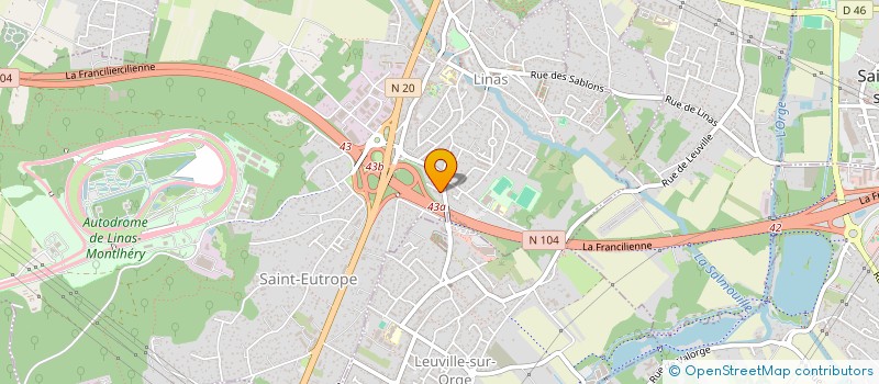 localisation de l'entreprise SCI MONICA à LONGPONT-SUR-ORGE
