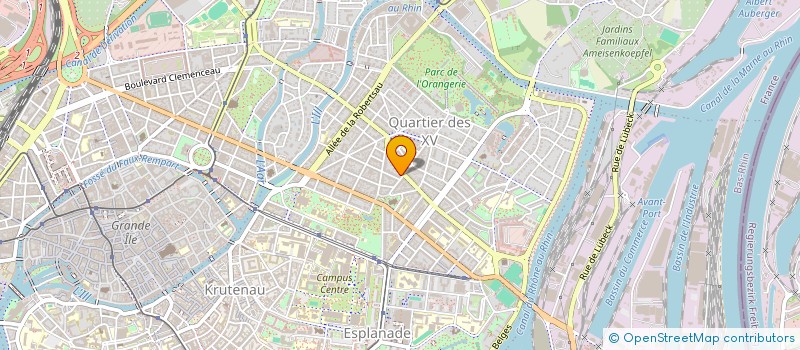 localisation de l'entreprise SCI MONIGIO  STRASBOURG