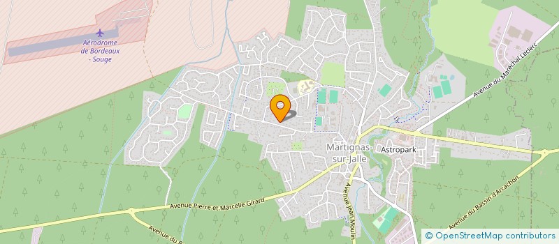 localisation de l'entreprise SCI MONIKA  MARTIGNAS-SUR-JALLE