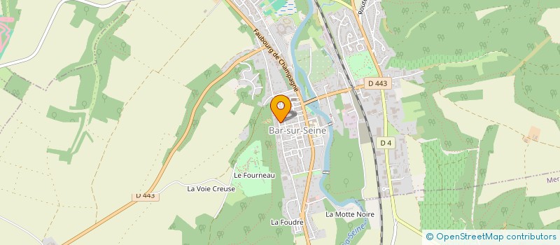 localisation de l'entreprise SCI MONIN FURIGO à BAR-SUR-SEINE