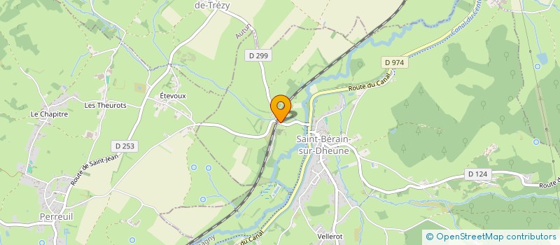 localisation de l'entreprise SCI MONIOT  SAINT-BERAIN-SUR-DHEUNE