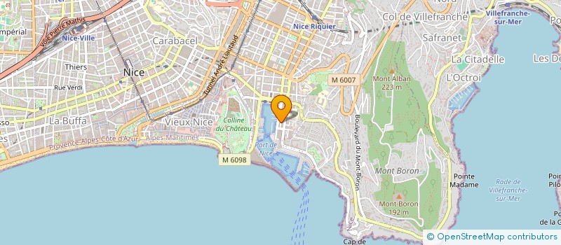 localisation de l'entreprise SCI MONIQUE à NICE