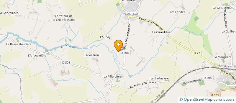 localisation de l'entreprise SCI MONIQUE  NOUES DE SIENNE