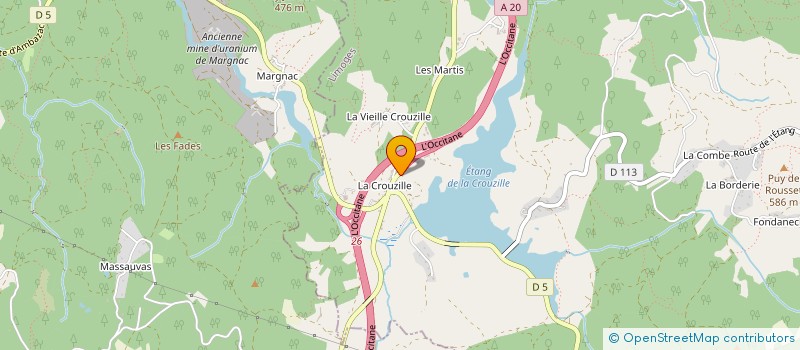 localisation de l'entreprise SCI MONIQUE ET BERNARD  SAINT-SYLVESTRE