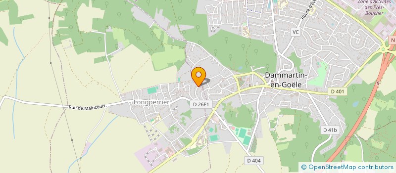 localisation de l'entreprise SCI MONIQUE ET EUGENE  LONGPERRIER