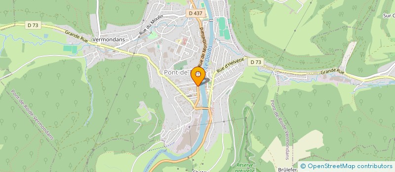 localisation de l'entreprise SCI MONIRE  PONT-DE-ROIDE-VERMONDANS