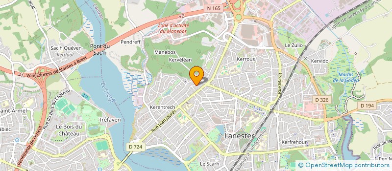 localisation de l'entreprise SCI MONISTROL 4  LANESTER