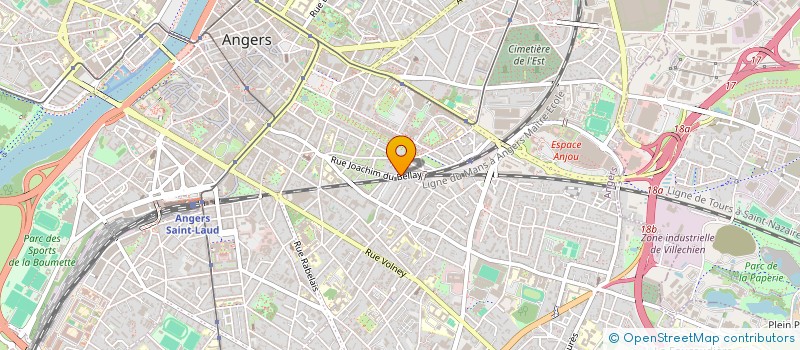 localisation de l'entreprise SCI MONLIVO à ANGERS