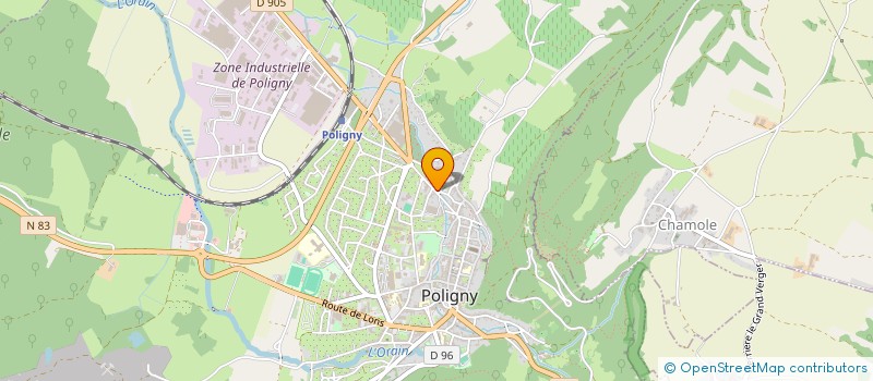 localisation de l'entreprise SCI MONMARCHE  POLIGNY