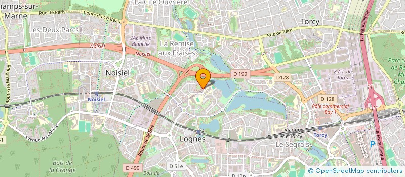 localisation de l'entreprise SCI MONMARY  NOISIEL