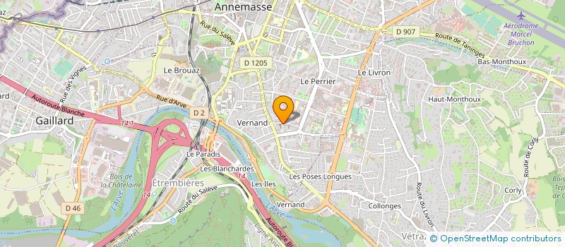 localisation de l'entreprise SCI MONMONT  ANNEMASSE