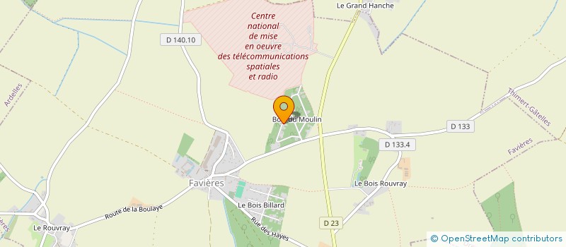 localisation de l'entreprise SCI MONN-LANG2 à FAVIERES