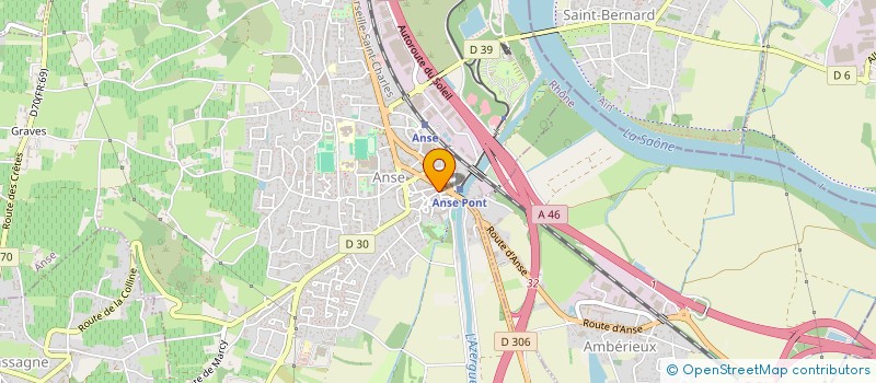 localisation de l'entreprise SCI MONNERY VIGNOLLES  ANSE