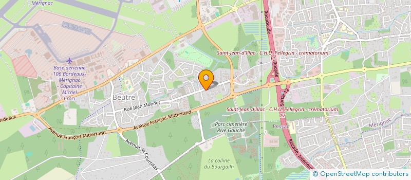 localisation de l'entreprise SCI MONNET  MERIGNAC