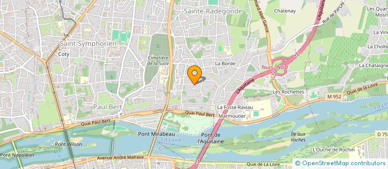 localisation de l'entreprise SCI MONNET ET FILS  TOURS