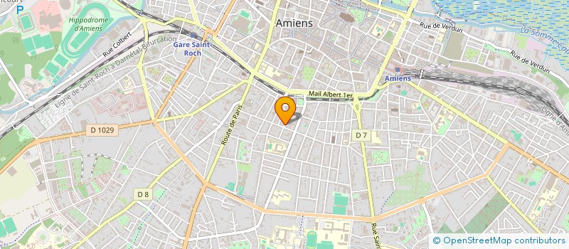 localisation de l'entreprise SCI MONNEVILLE MARODI à AMIENS