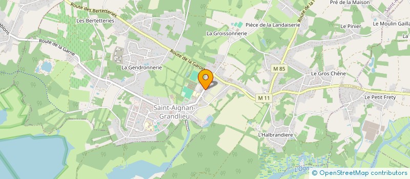 localisation de l'entreprise SCI MONNIER  SAINT-AIGNAN-GRANDLIEU