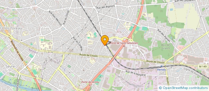 localisation de l'entreprise SCI MONNIER à SAINT-SEBASTIEN-SUR-LOIRE