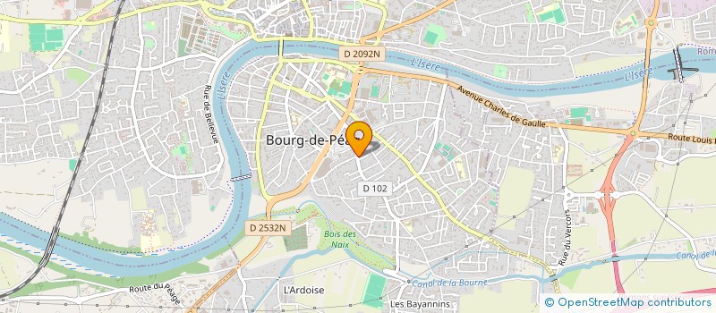 localisation de l'entreprise SCI MONNIER CLEMENT  BOURG-DE-PEAGE