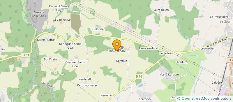 localisation de l'entreprise SCI MONNIER-DESCHAMPS  PLUVIGNER