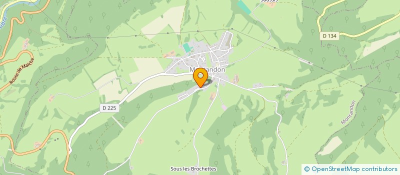 localisation de l'entreprise SCI MONNOT BESSOT  MONTANDON