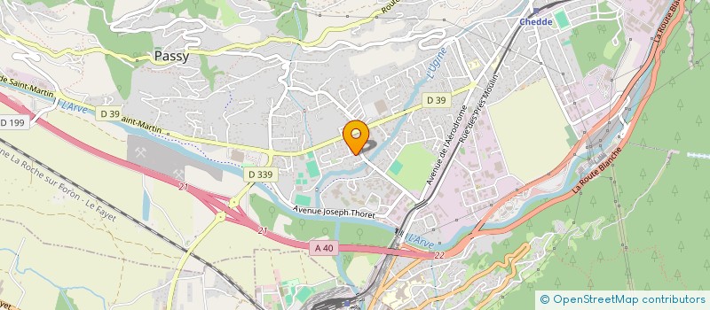 localisation de l'entreprise SCI MONNOT COURTOIS  PASSY