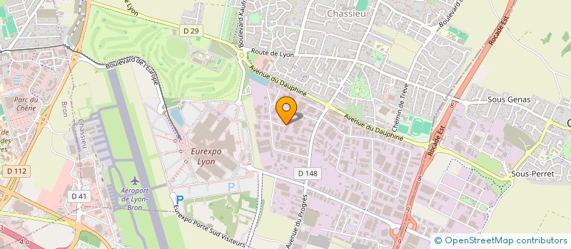 localisation de l'entreprise SCI MONOD 7  CHASSIEU