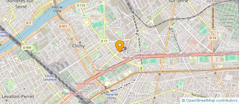 localisation de l'entreprise SCI MONOGRAM DF à CLICHY