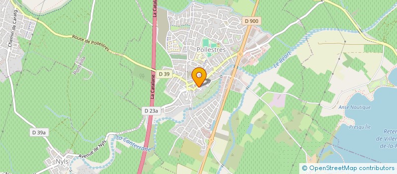 localisation de l'entreprise SCI MONOPOLIS  POLLESTRES