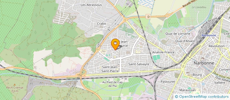 localisation de l'entreprise SCI MONOPOLY  NARBONNE