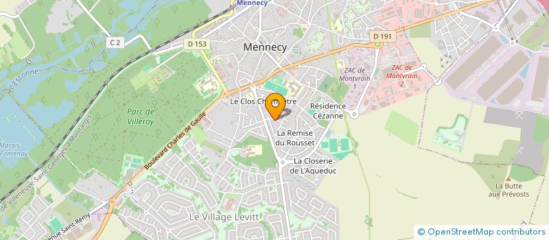 localisation de l'entreprise SCI MONOR PROMOTION à MENNECY