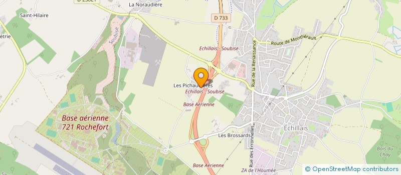 localisation de l'entreprise SCI MONORIENT  ECHILLAIS