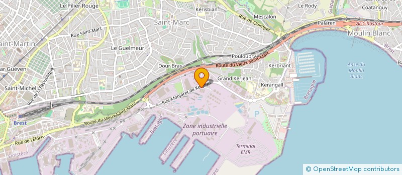 localisation de l'entreprise SCI MONOT BERNARD  BREST
