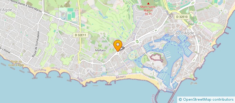 localisation de l'entreprise SCI MONPEL  AGDE