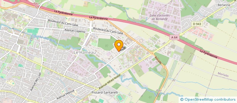localisation de l'entreprise SCI MONPEZAT à PAU