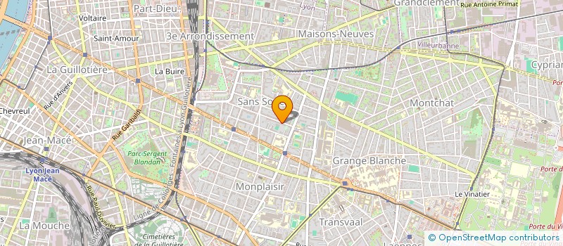 localisation de l'entreprise SCI MONPLAISIR 2  LYON